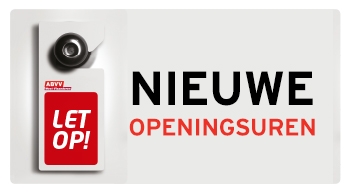 Nieuwe openingsuren